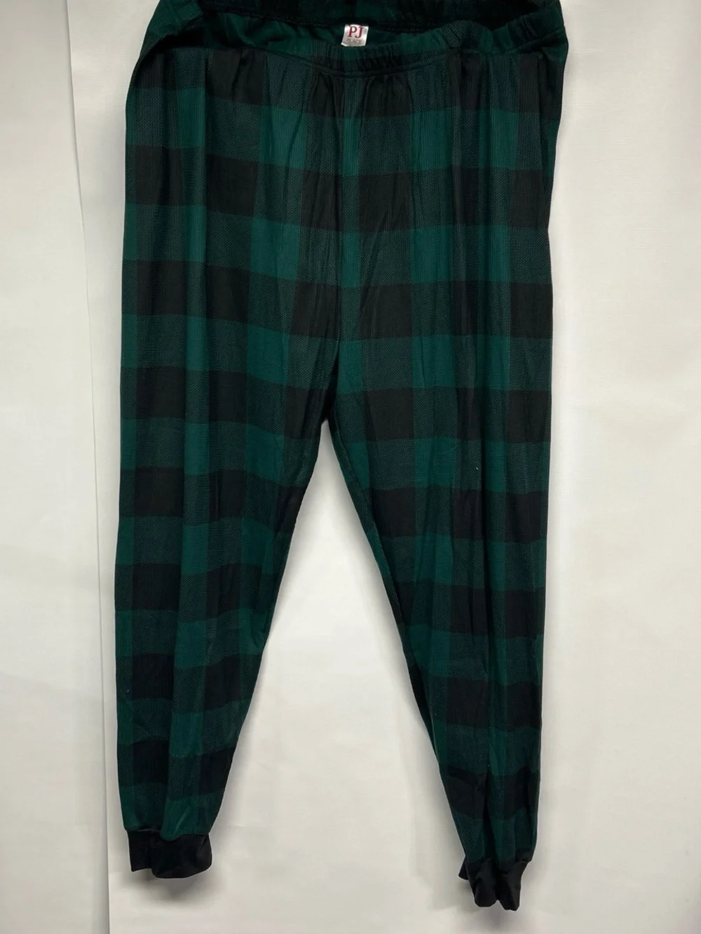 Green & Black Buffalo Plaid Men’s Pajamas Set